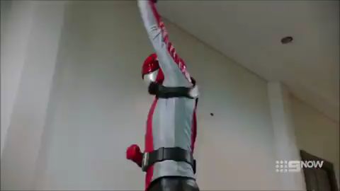 【超能战士】美版特命战队 特命红变身